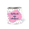 Blikje “Jij kleurde mijn schooljaar” als origineel bedankje voor juf of meester, ideaal einde schooljaar cadeau of dag van de leerkracht cadeau.