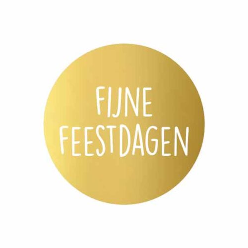 fijn-feestdagen-goud-sticker-kerstcadeau-diy-inpakken-kerst-kerstmis