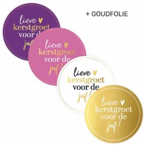 lieve-kerstgroet-juf-stickers-kerst-feestdagen
