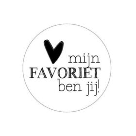 sticker-favoriet-ben-jij-juf-meester-leraar-lerares-leerkracht-school-kinderdagverblijf-peuterspeelzaal-kado-cadeau